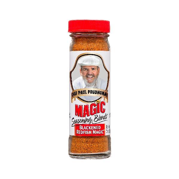Blackened Redfish Magic Glass Bottle 57 Grams Each - 24 Per Case.