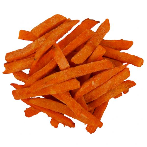 Platter Fries® Frozen French Fried Sweet Potatoes 3 Pound Each - 5 Per Case.