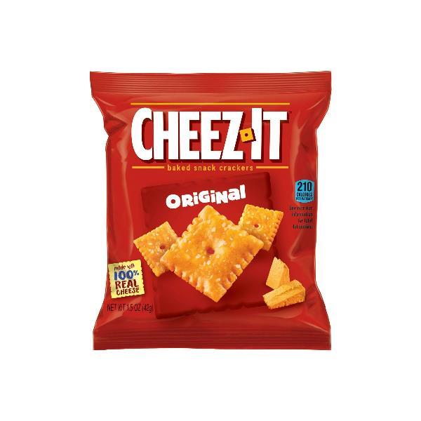 Kellogg's Cheez-It Profit Paks Original Crackers, 1.5 Ounces- 60 Per Case.