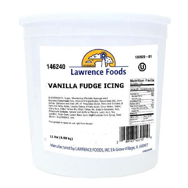 Vanilla Fudge Icing 11 Pound Each - 2 Per Case.