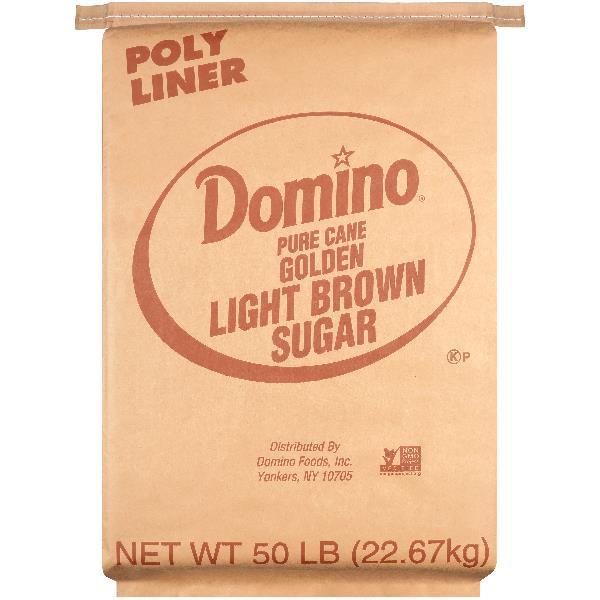 Domino Cane Sugar Light Brown 1-50 Pound Kosher 1-50 Pound