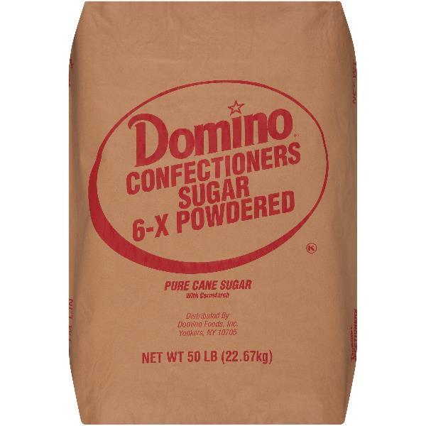 Domino Cane Sugar Powdered 6.x 1-50 Pound Kosher 1-50 Pound