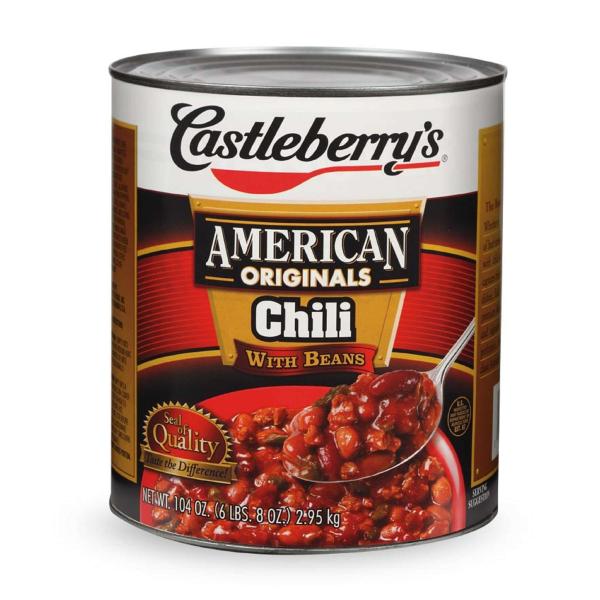 Chili W Beans 106 Ounce Size - 6 Per Case.