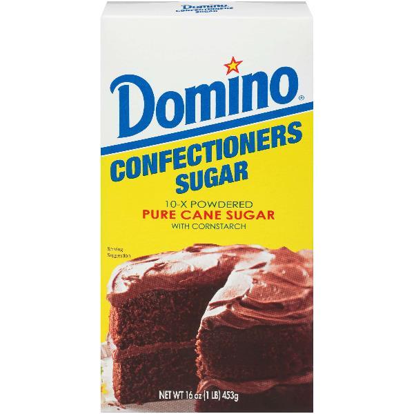 Domino Cane Sugar Powdered 1 Pound Each - 24 Per Case.