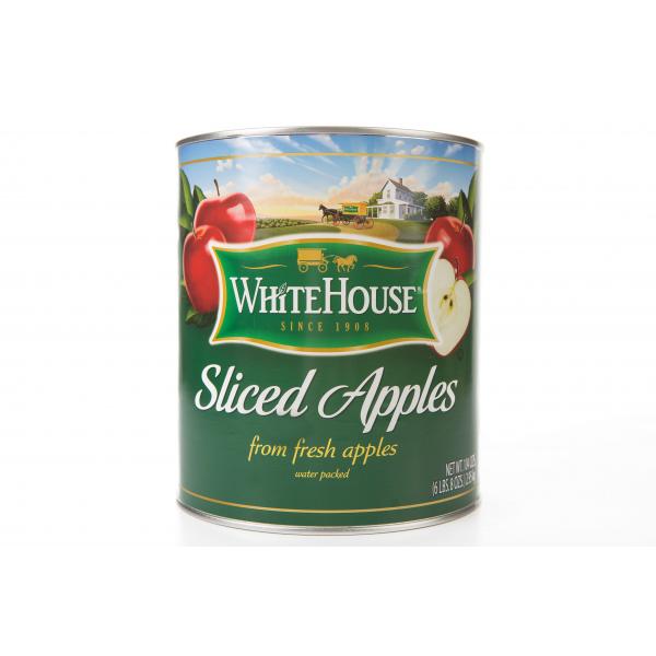 Commodity Sliced Apple York In Water Whitehouse Can 10 Cans - 6 Per Case.