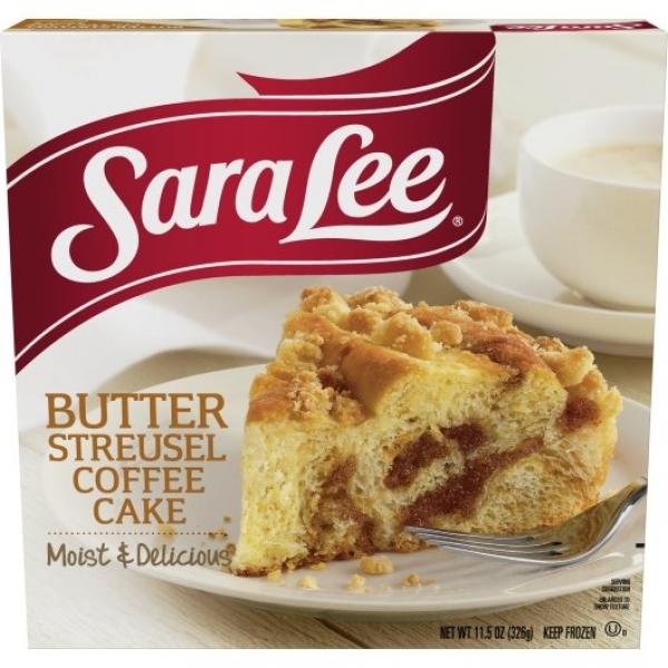 Sara Lee Butter Streusel Coffee Cake 11.5 Ounce Size - 8 Per Case.