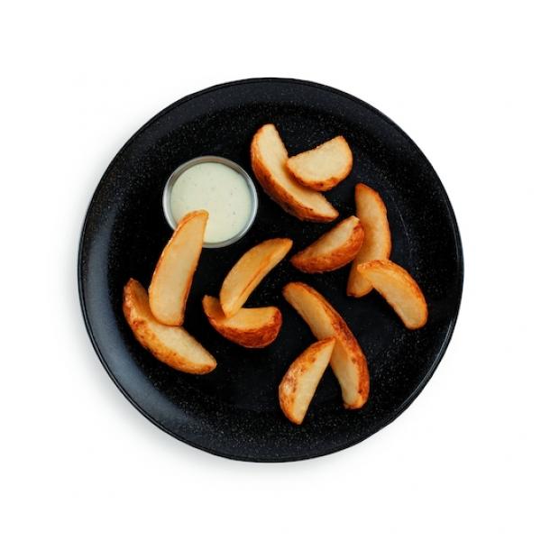 Mccain® Skin On Regular Cut Wedges 5 Pound Each - 6 Per Case.