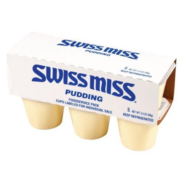 Swiss Miss Vanilla Pudding 3.5 Ounce Size - 8 Per Case.