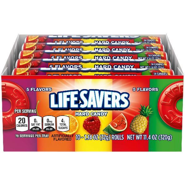Lifesavers Hard Flavor Countcase 1.14 Ounce Size - 300 Per Case.