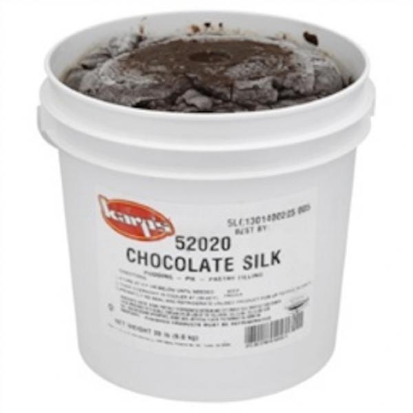 Filling Karp's Chocolate Silk 20 Pound Each - 1 Per Case.