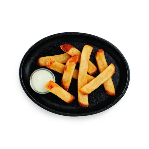 Mccain Signature Steak Fries Skin On 5 Pound Each - 6 Per Case.
