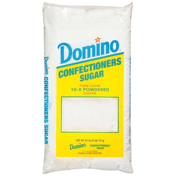 Sugar Powdered Domino 2 Pound Each - 12 Per Case.