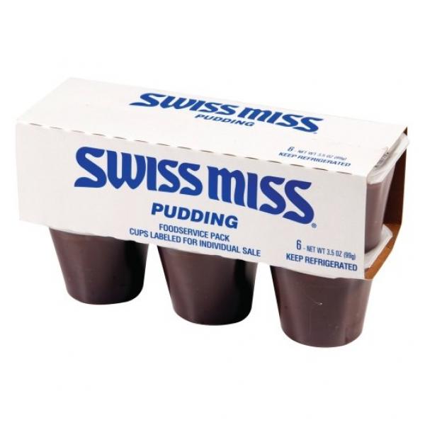 Swiss Miss Chocolate Pudding 3.5 Ounce Size - 8 Per Case.