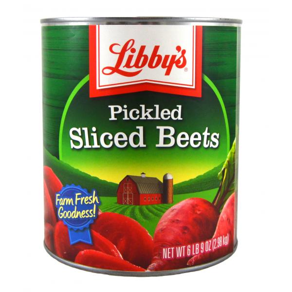 Beet Libby's Pickle Sliced Smooth 105 Ounce Size - 6 Per Case.