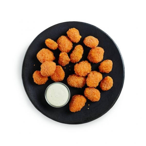 Breaded Natural Cheddar Nuggets 3 Pound Each - 6 Per Case.