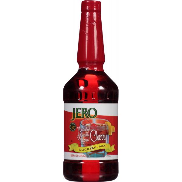 Jero Cherry Bar Syrup 33.8 Ounce Size - 12 Per Case.