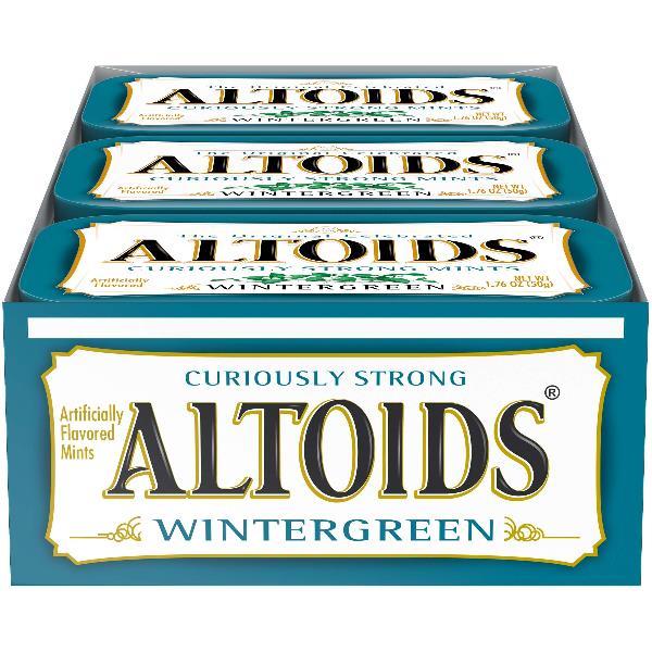 Altoids Mints WintergreenCs 1.76 Ounce Size - 144 Per Case.