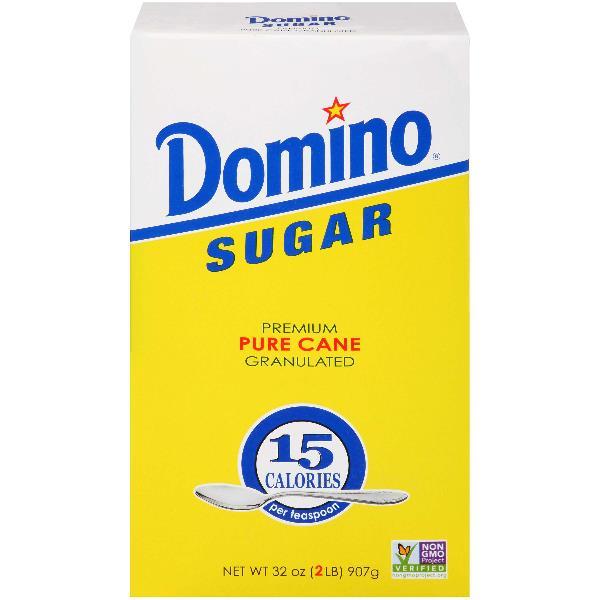 Domino Cane Sugar Granulated 2 Pound Each - 24 Per Case.