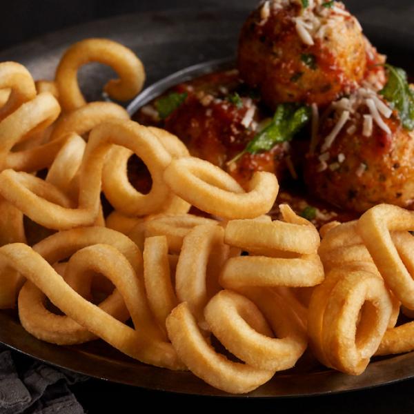 Twister® Fries Skin On Frozen French Friedpotatoes 5 Pound Each - 6 Per Case.