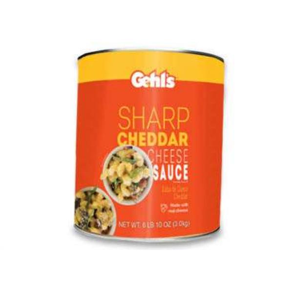 Gehl's Sharp Cheddar 106 Ounce Size - 6 Per Case.