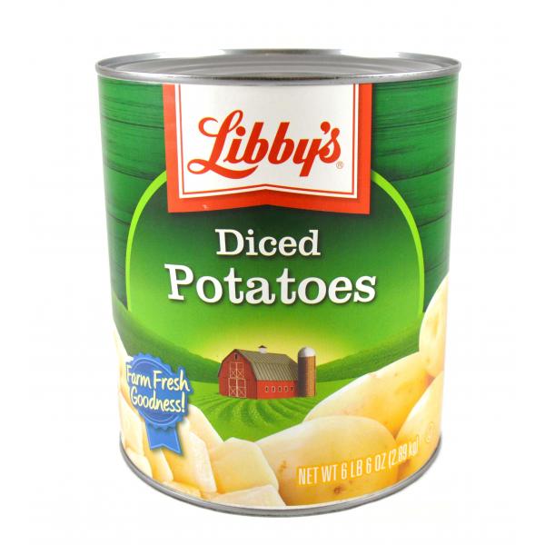 Potato Libby Diced 102 Ounce Size - 6 Per Case.