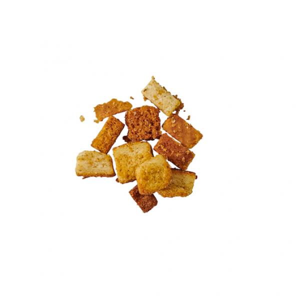 Sugar Foods Crouton Homestyle Cheese Garlic 0.5 Ounce Size - 200 Per Case.