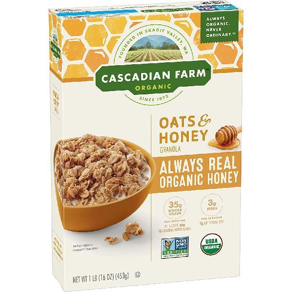Cascadian Farm™ Granola Cereal Bulkpack Oats & Honey 44 Ounce Size - 4 Per Case.