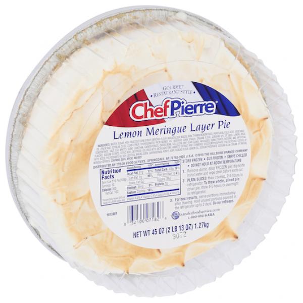 Chef Pierre Pie 10" Lemon Multi Layer 45 Ounce Size - 4 Per Case.