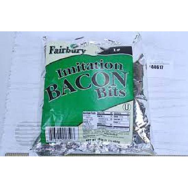 Bacon Imitation Bits 16 Ounce Size - 12 Per Case.