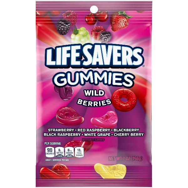 Life Savers Gummies Wild Berry 7 Ounce Size - 12 Per Case.