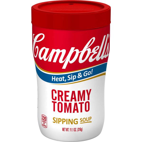 Campbell's Soup On The Go Creamy Tomato 11.1 Ounce Size - 8 Per Case.