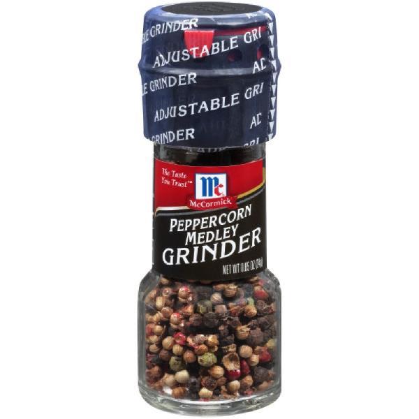 Mccormick Peppercorn Medley Grinder 0.85 Ounce Size - 36 Per Case.