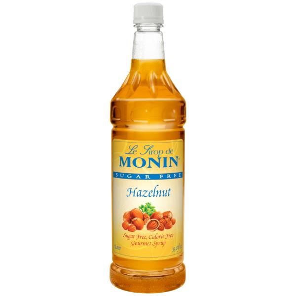 Monin Sugar Free Hazelnut 1 Liter - 4 Per Case.