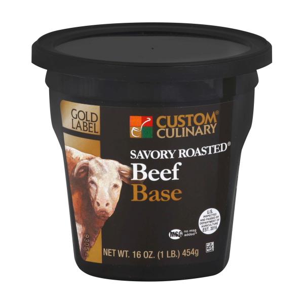 Base Beef Savory Roasted No Msg Added Paste 1 Pound Each - 6 Per Case.