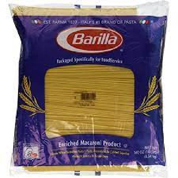 Fettuccine Barilla USA 160 Ounce Size - 2 Per Case.