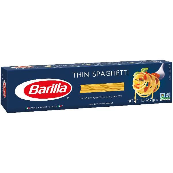 Pasta Spaghetti Thin 16 Ounce Size - 20 Per Case.