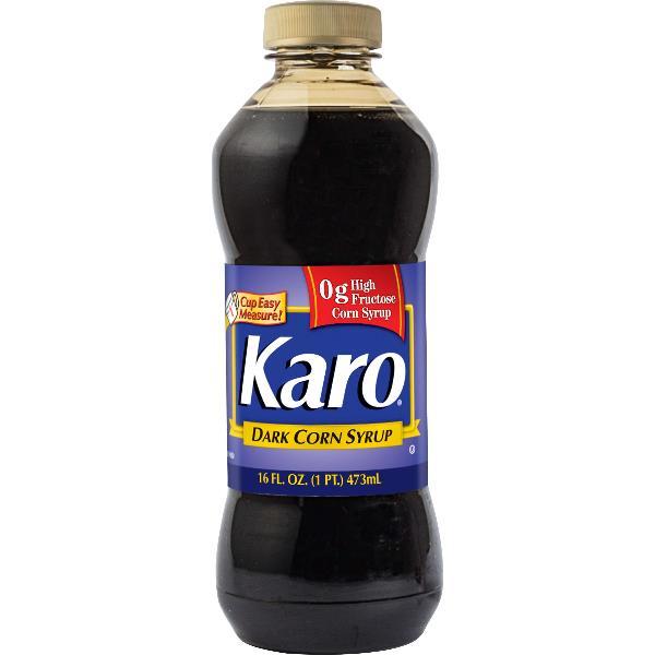 Karo Corn Syrup Dark 16 Fluid Ounce - 12 Per Case.