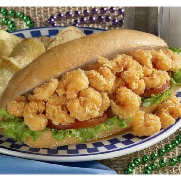 Tampa Maid Dipt'n Dusted Louisiana Style Popcorn Shrimp 2 Pound Each - 6 Per Case.