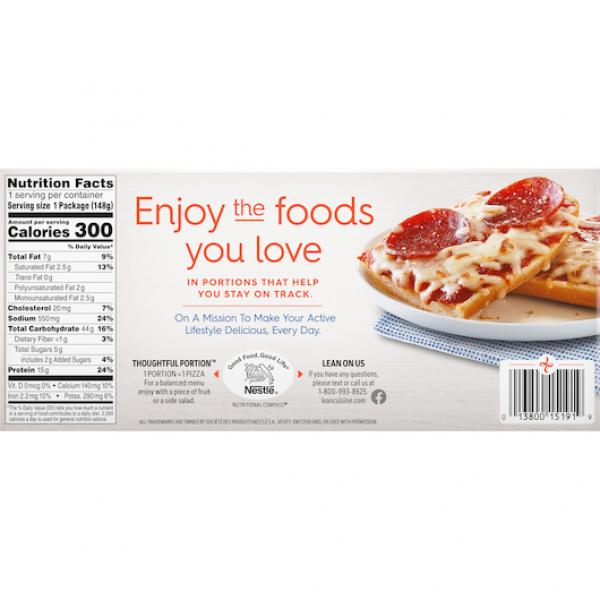 Lean Cuisine One Dish Favorites Pizza Pepperoni 5.25 Ounce Size - 12 Per Case.