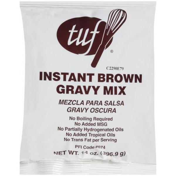 Foothill Farms Brown Gravy Instant Mix 14 Ounce Size - 8 Per Case.