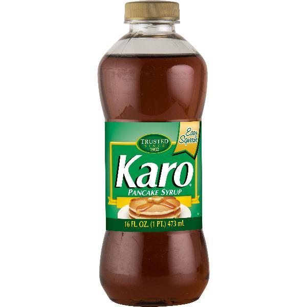 Karo Pancake Syrup 16 Fluid Ounce - 12 Per Case.