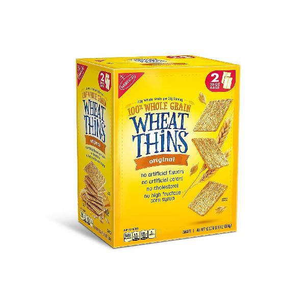 Wheat Thins Original Supercarton 40 Ounce Size - 4 Per Case.