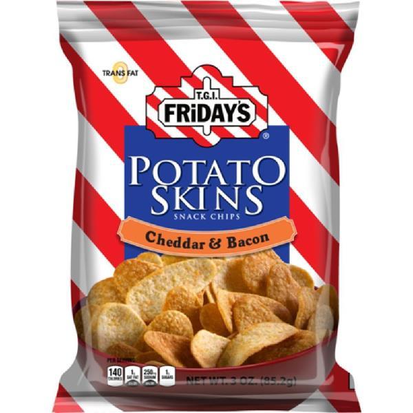 Tgif Cheddar Bacon Potato Skins 3 Ounce Size - 6 Per Case.