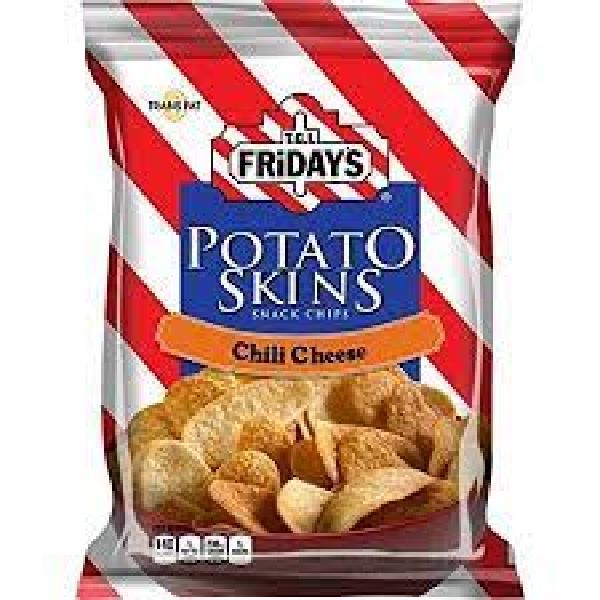Tgif Chili & Cheese Potato Skins 3 Ounce Size - 6 Per Case.