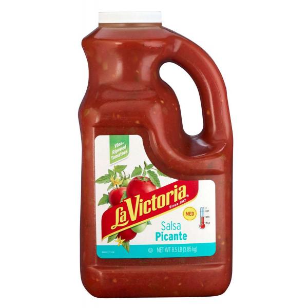 La Victoria Picante Salsa Medium 136 Ounce Size - 4 Per Case.
