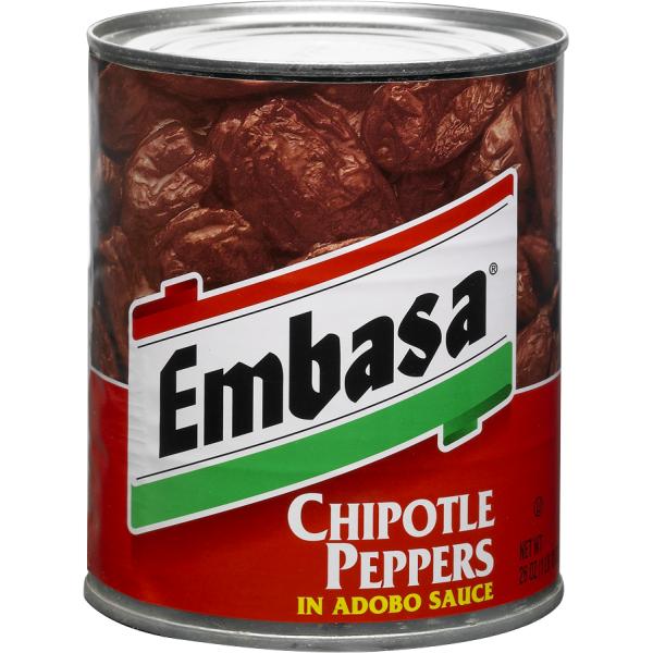 Embasa Chipotle Peppers 26 Ounce Size - 12 Per Case.