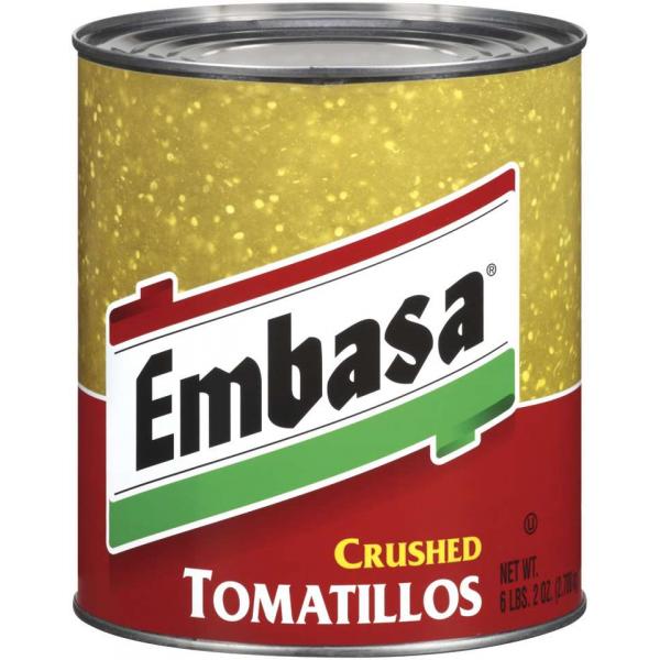 Embasa Crushed Tomatillos 98 Ounce Size - 6 Per Case.
