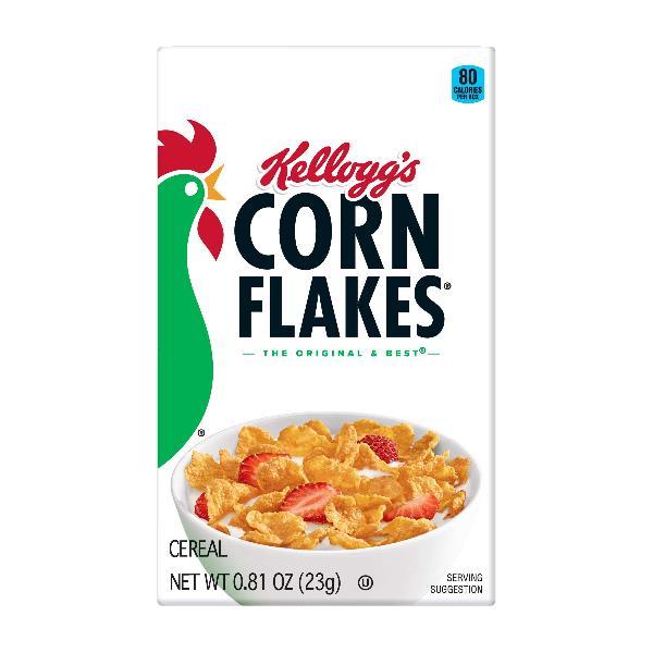 Kellogg's Corn Flakes Cereal 0.81 Ounce Size - 70 Per Case.