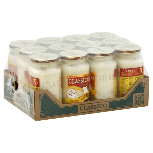 Classico Sauce Classico Alfredo, 15 Ounce Size - 12 Per Case.