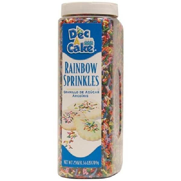 Rainbow Sprinkle 25 Fluid Ounce - 6 Per Case.